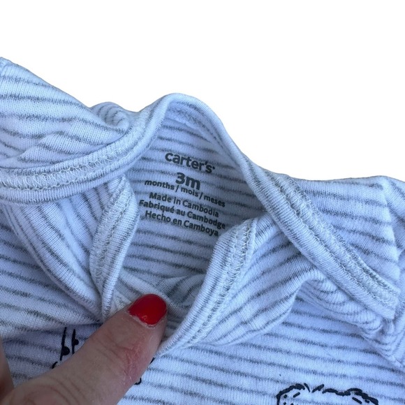 Carter’s Baby Clothes Bundle 3 Months Onsies Outfits Soft Footies - Picture 10 of 12